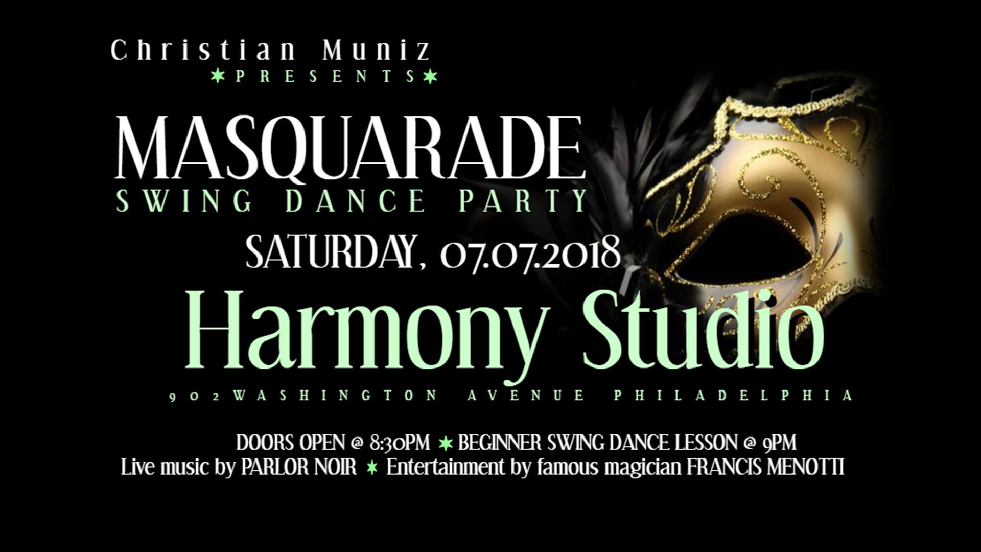 Masquerade Swing Dance Party
