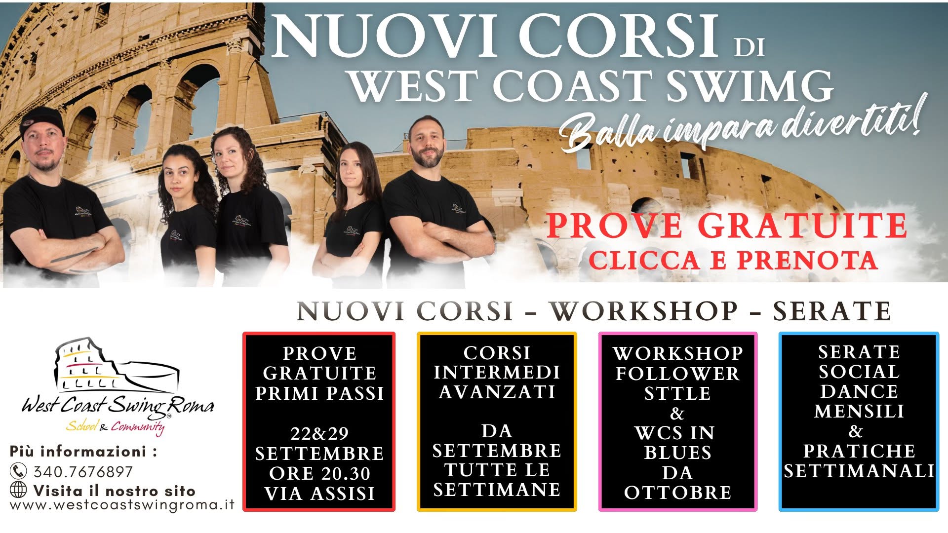 Prove Gratuite di West Coast Swing