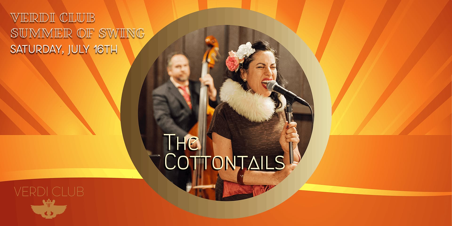Verdi Club Dinner Dance - Summer of Swing w The Cottontails