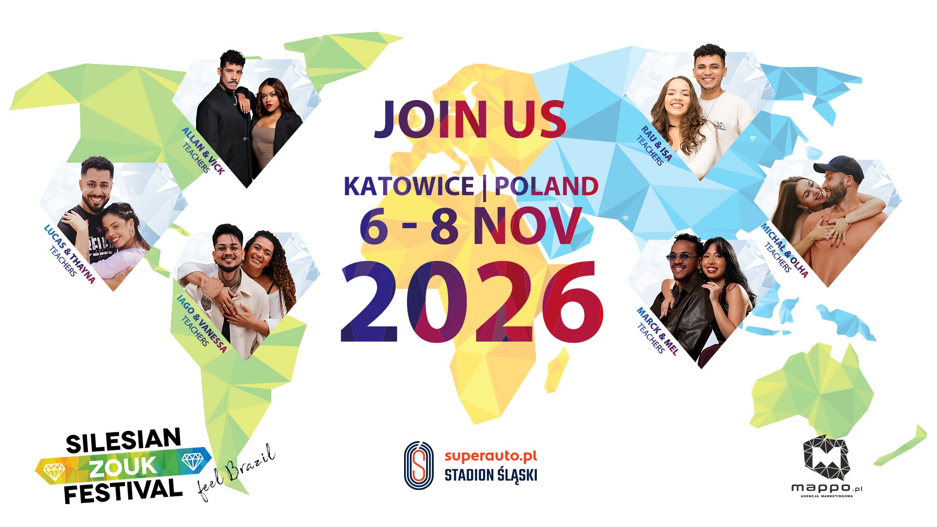 Silesian Zouk Festival & Marathon 2026 - Katowice Poland November