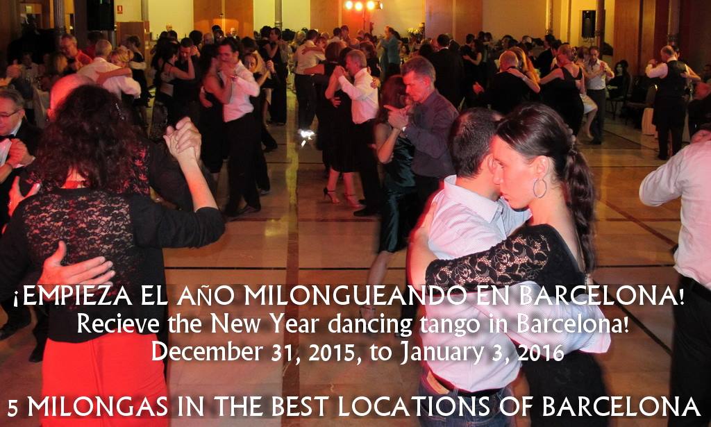 Recieve the New Year Dancing Tango in Barcelona