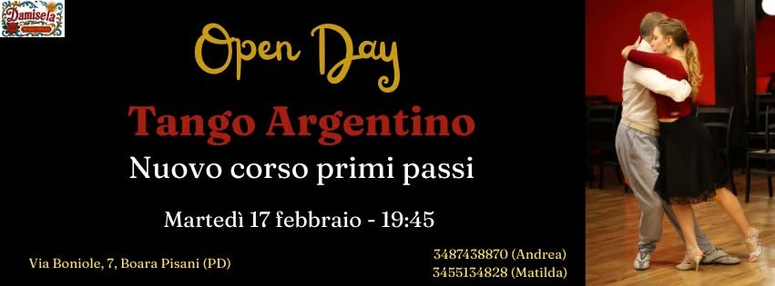 Open Day Tango Argentino - Nuovo corso principianti assoluti