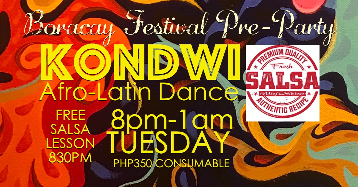 Afro-Latin Dance at Kondwi (Boracay Pre-Party!)