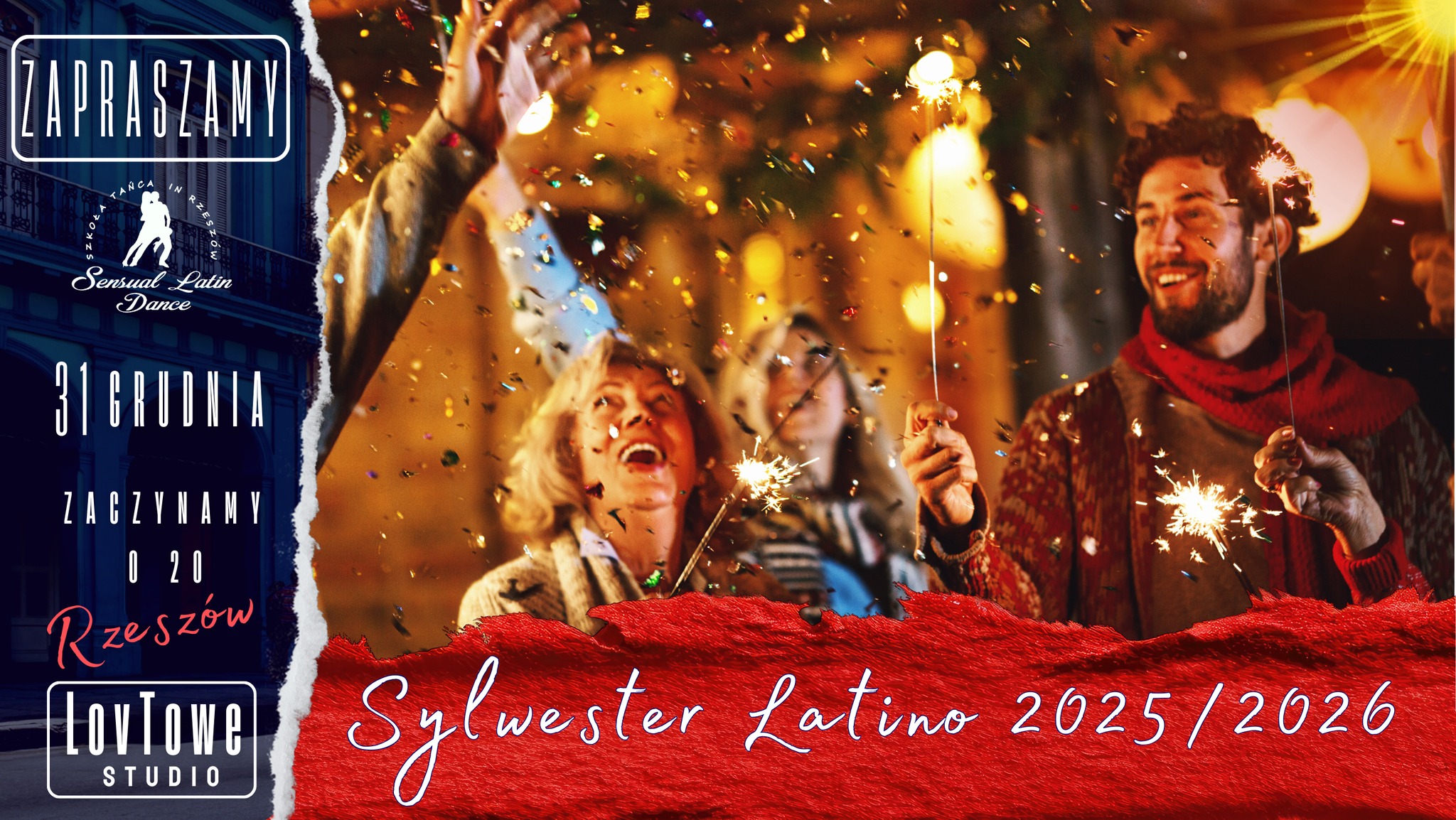 💃🕺 Sylwester Latino 2025 2026 w Studio Tańca