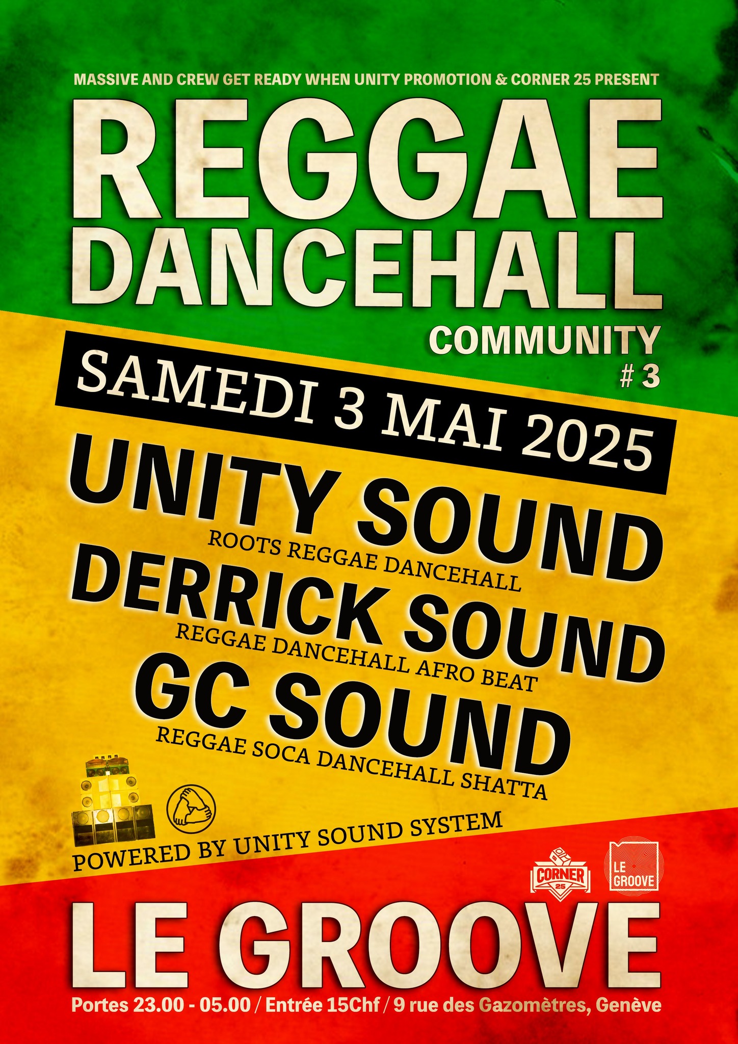 Reggae Dancehall Community #3 GC SOUND, DERRICK SOUND, UNITY SOUND SYSTEM