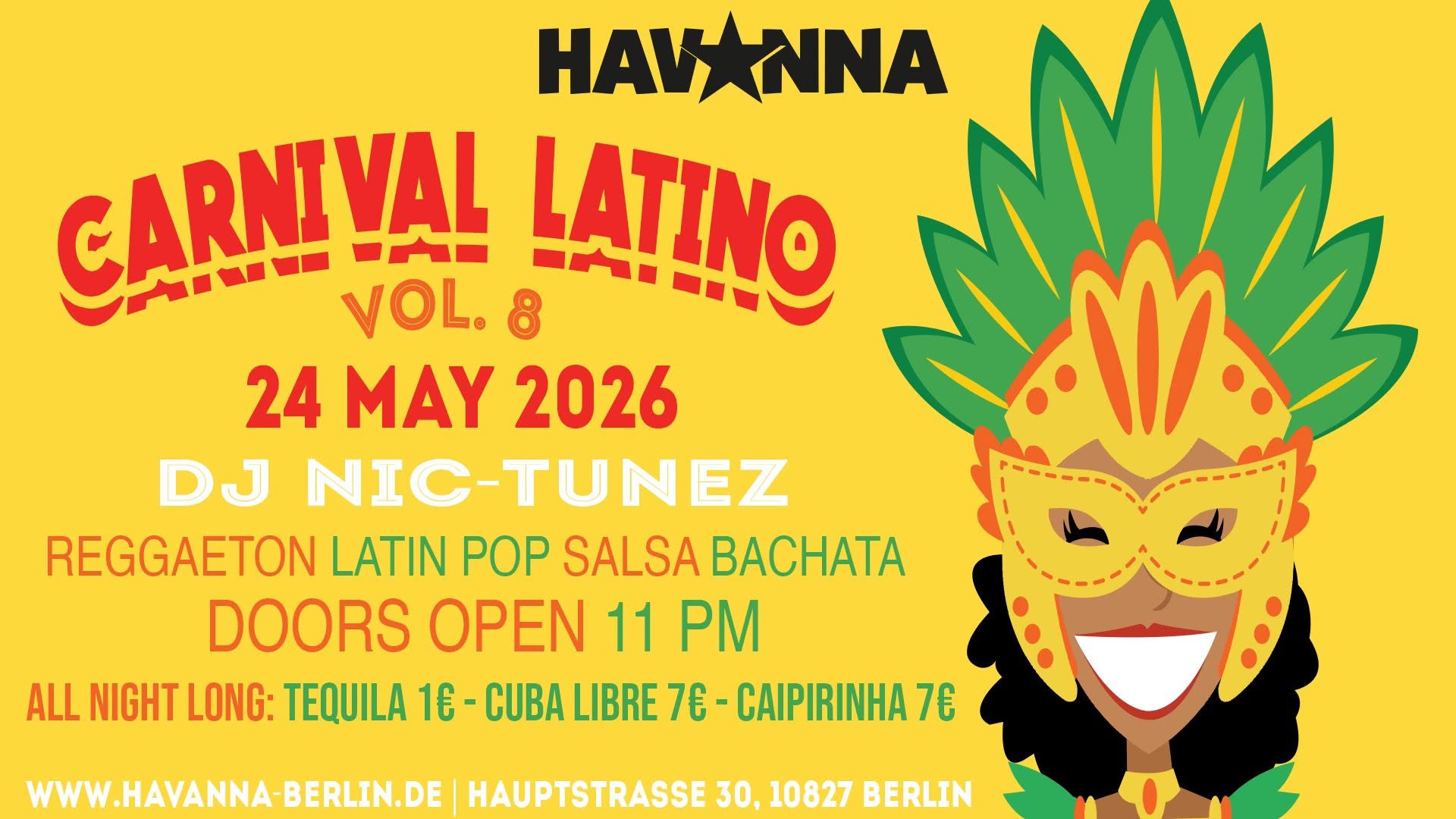 Carnival Latino vol. 8 @ Havanna Berlin