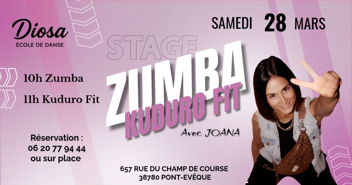 STAGE KUDURO FIT & ZUMBA - SAMEDI 28 MARS - DIOSA