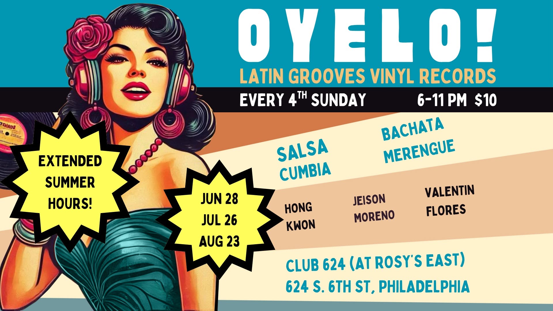 OYELO! June Edition - Latin Vinyl Grooves