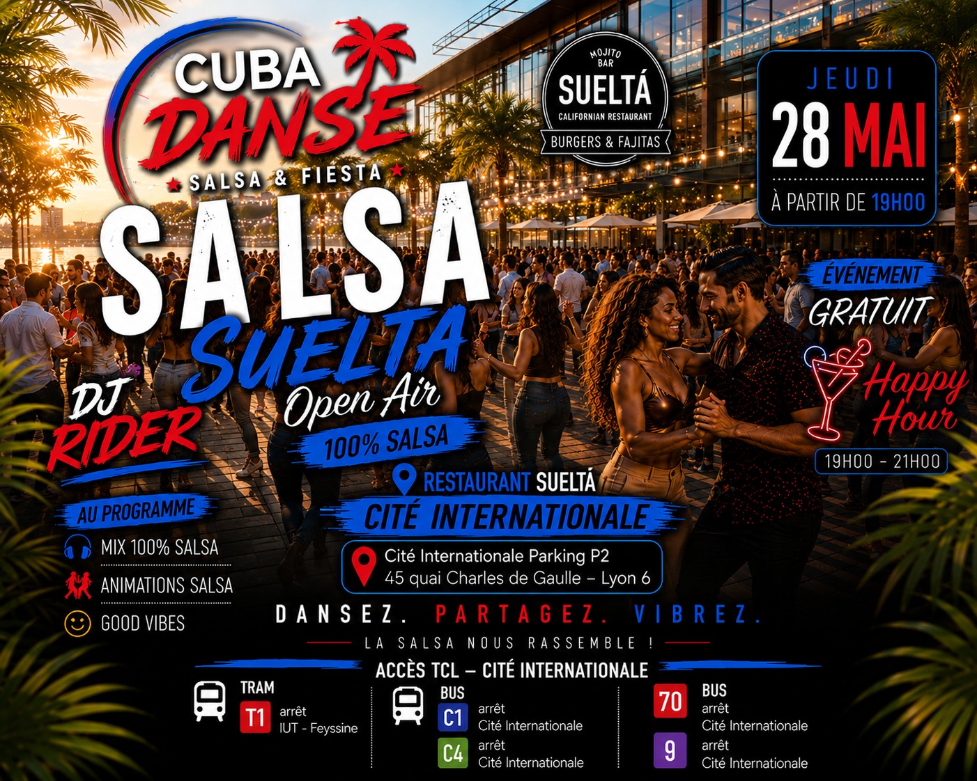 SALSA SUELTA - CUBA DANSE OPEN AIR 💃🎉