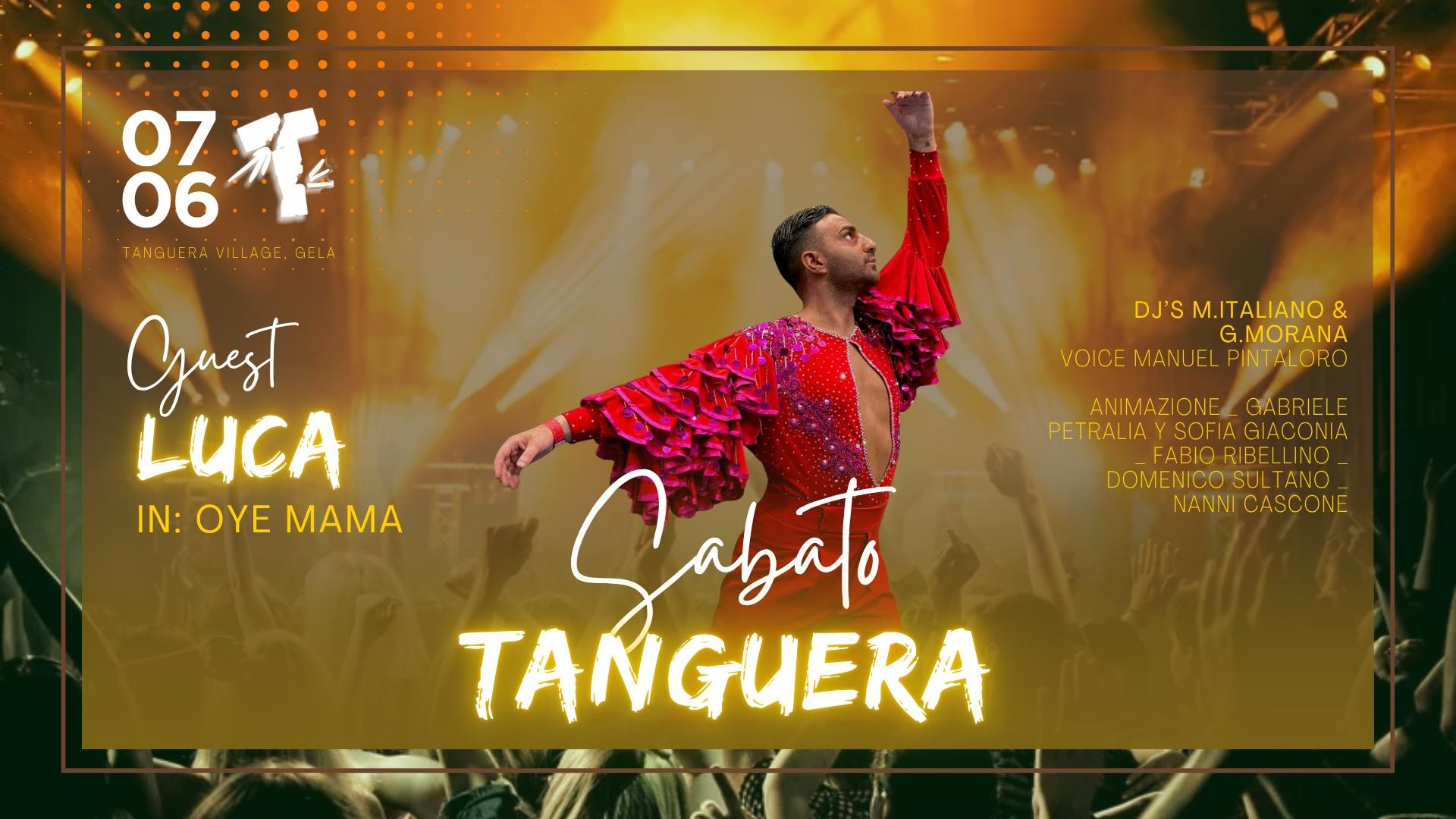 Sabato Latino Tanguera Village Gela