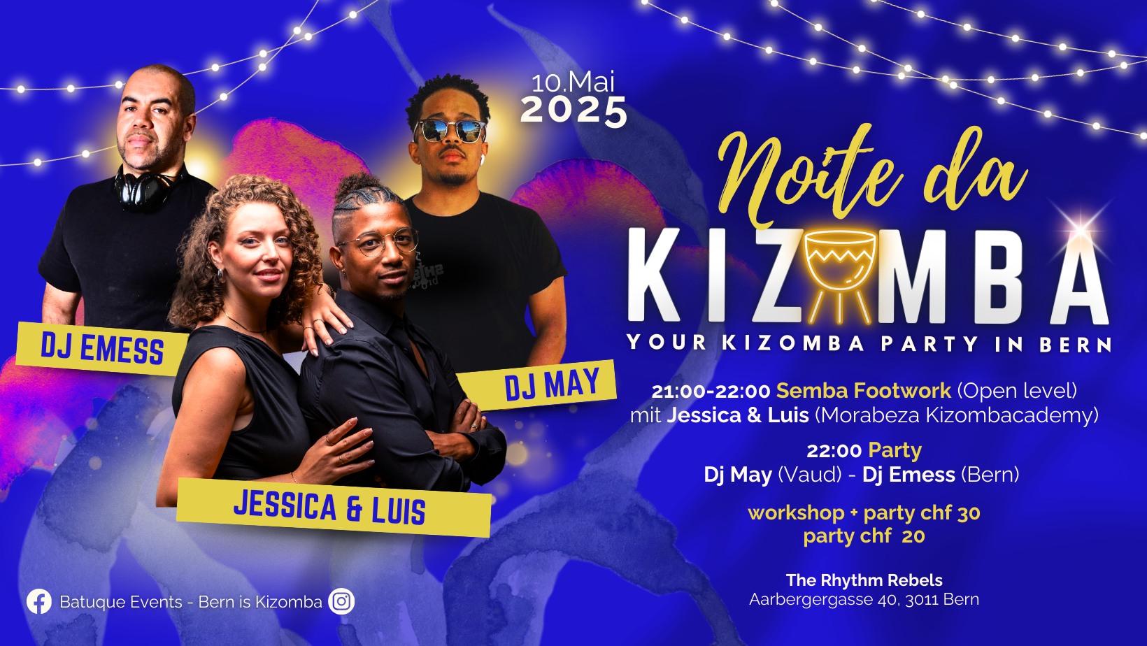 π NOITE DA KIZOMBA π BERN - May Edition