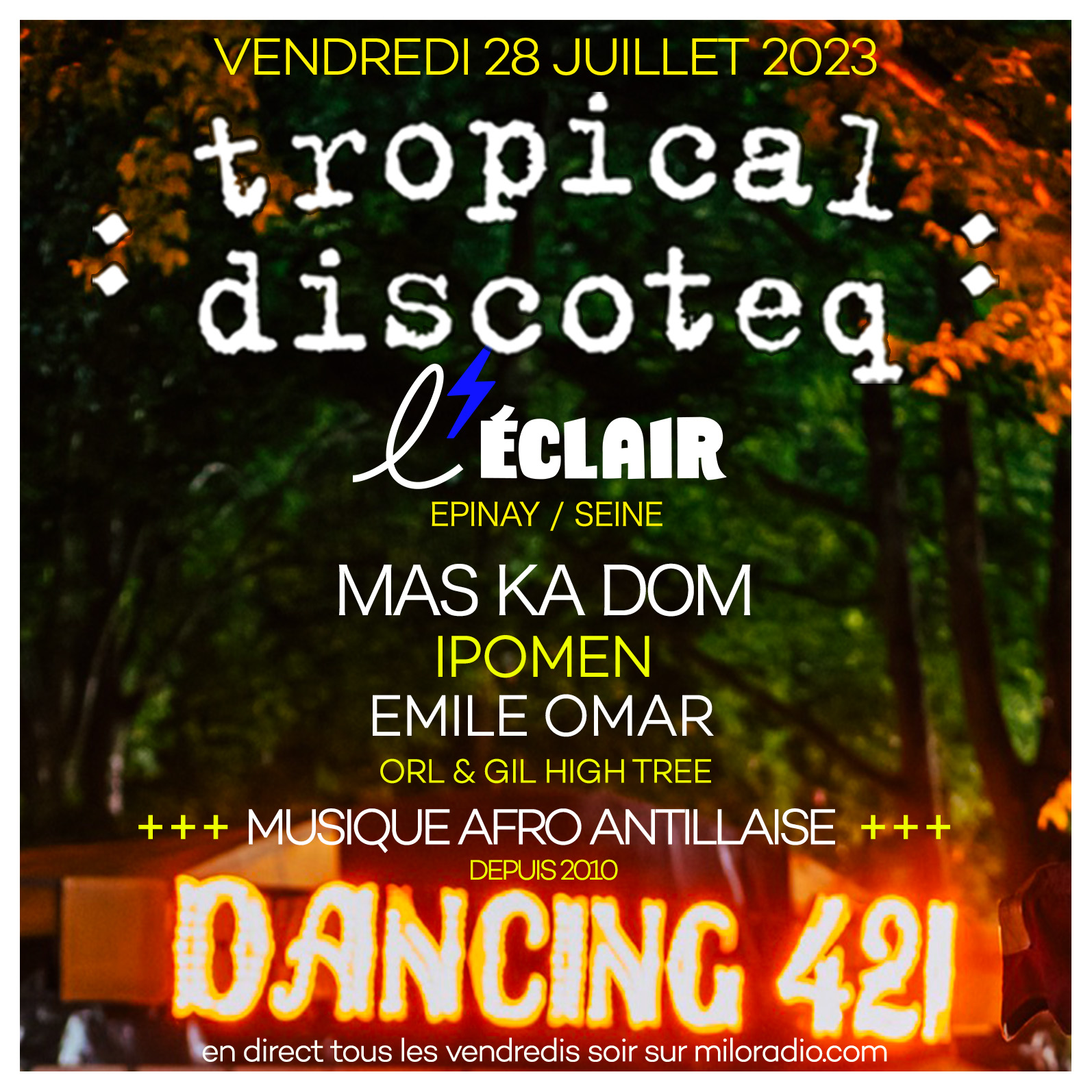 TROPICAL DISCOTEQ @ L'ECLAIR