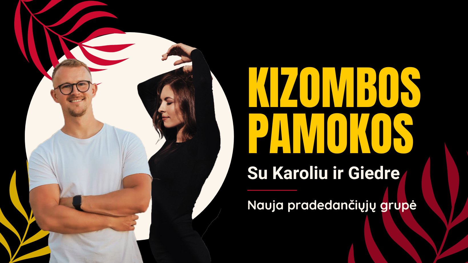 Kizombos pamokos - renkama naujokų grupė