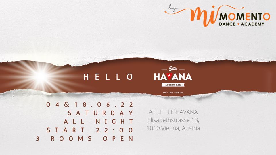 Hello Havana: 3 rooms: Salsa, Bachata & Bar ;)