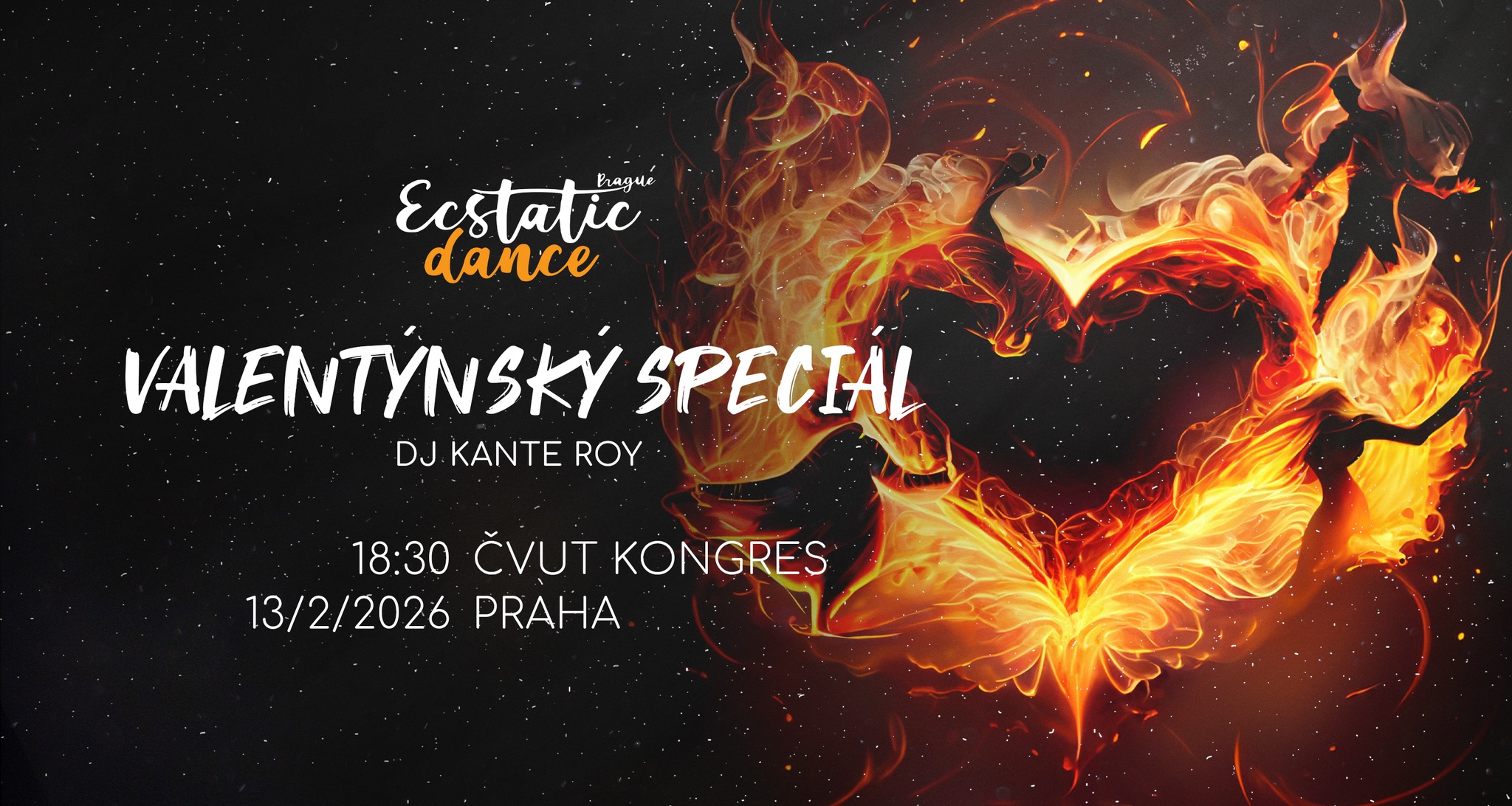 VALENTÝNSKÝ ECSTATIC DANCE SPECIÁL #166 DJ Kante Roy