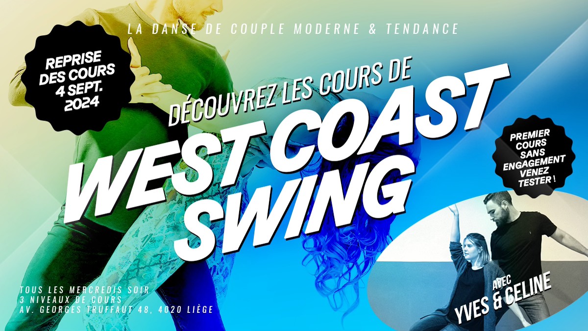 Swingside • West Coast Swing • Cours de danse de couple