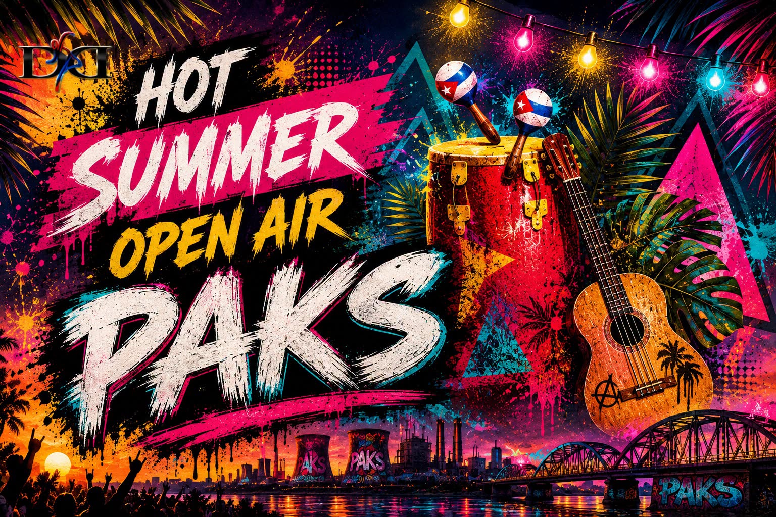 Hot Summer Open Air Salsa-Sensual Party -Paks