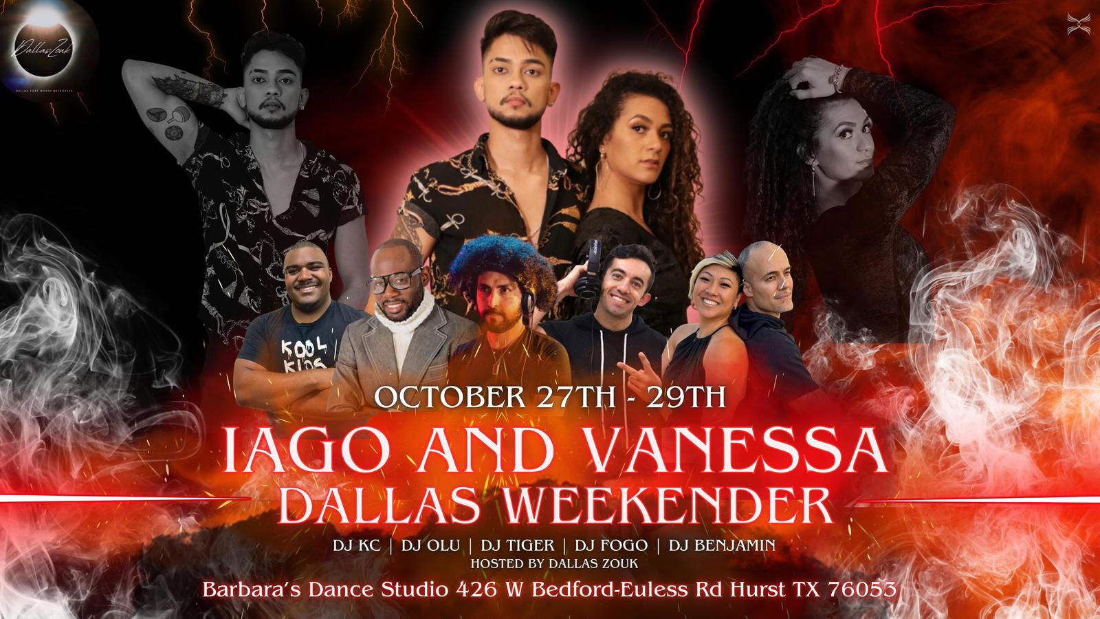 Iago & Vanessa are coming to Dallas!!!