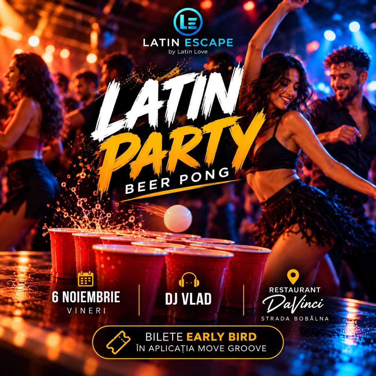 🍻🔥 LATIN ESCAPE BEER PONG NIGHT! 🔥💃
