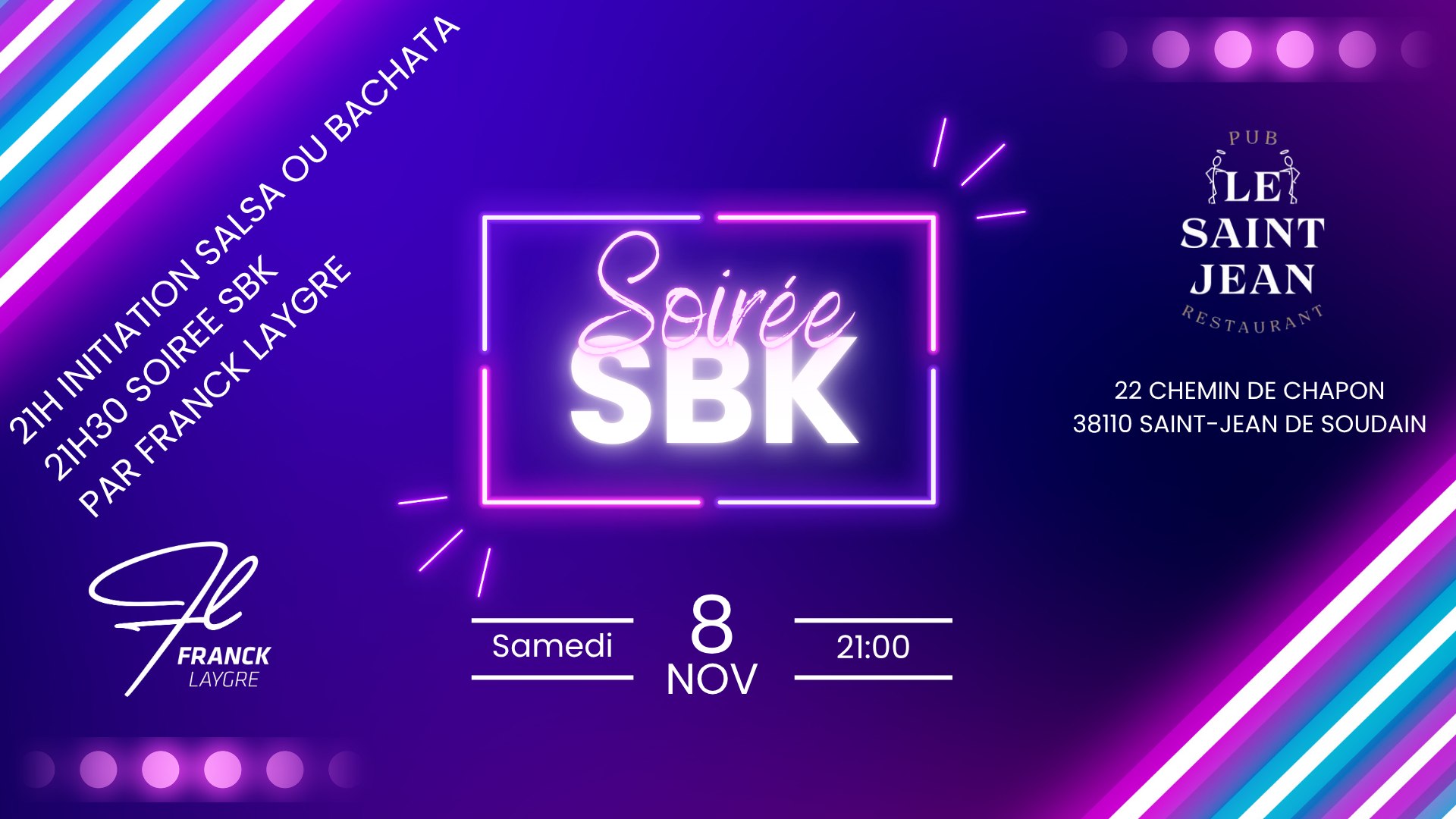 Soirée SBK avec initiation au Saint-Jean