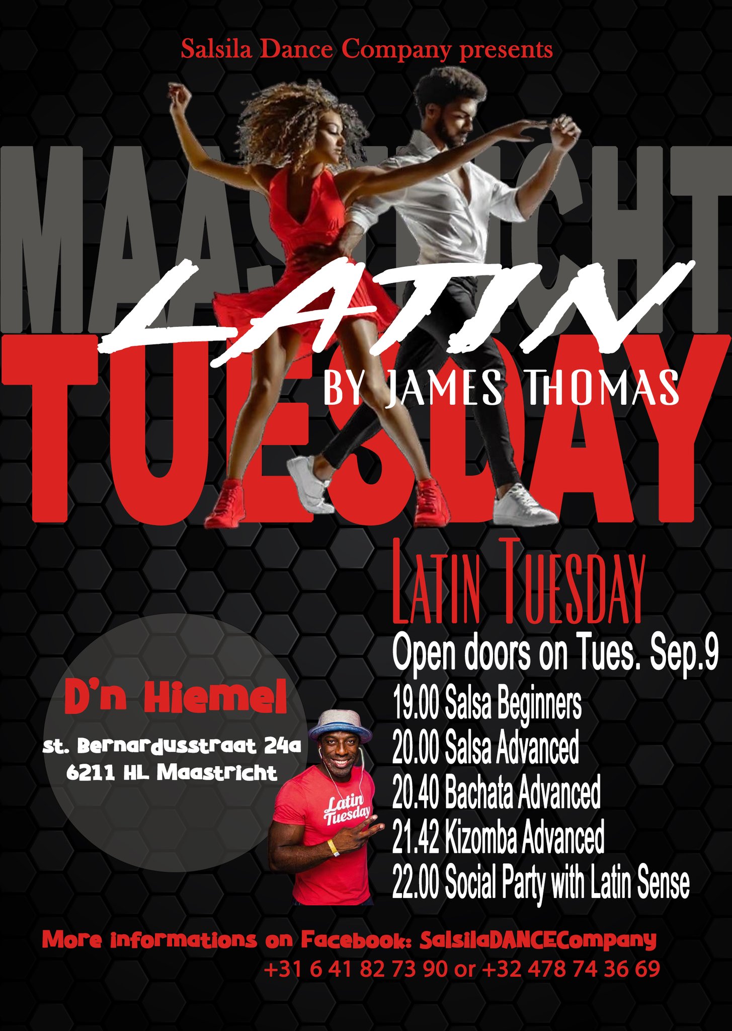 #New Classes Tuesday 9 September #Latin Tuesday #D'n Hiemel Maastricht