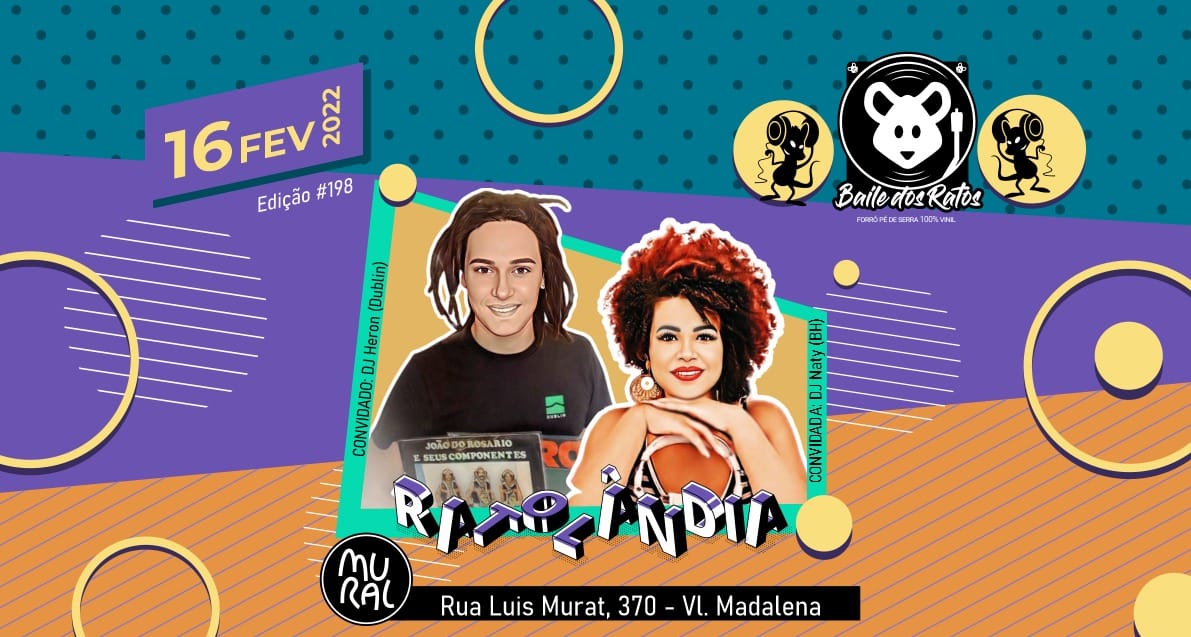 Baile dos Ratos-Convida DJ Naty(BH) e DJ Heron(Dublin)Edição#197