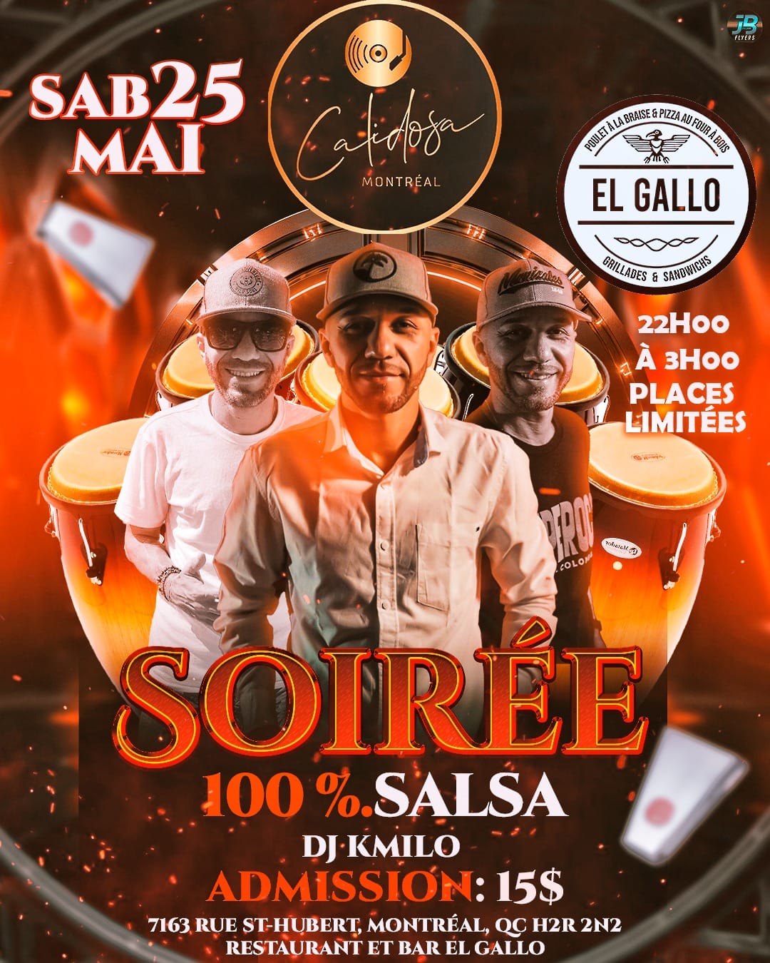 ❤️💙🤍💚 CALIDOSA SOIRÉE 100% SALSA ❤️💙🤍💚