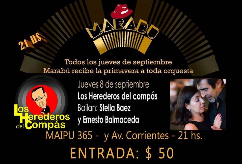 Los Herederos del Compás en la Milonga del Marabú
