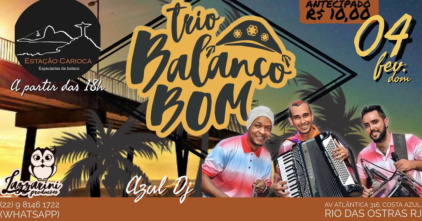 Forró Do Estação Carioca, Trio Balanço Bom E Azul DJ.
