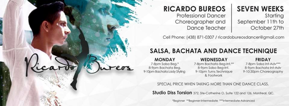 Salsa, Bachata and Dance Technique classes