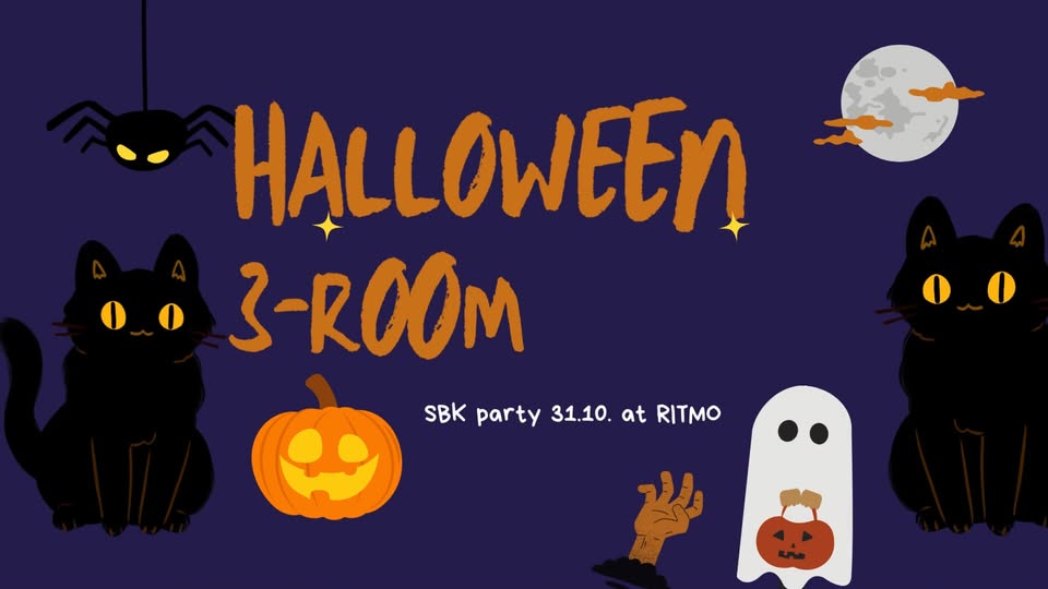 Halloween 3-Rooms Party at RITMO