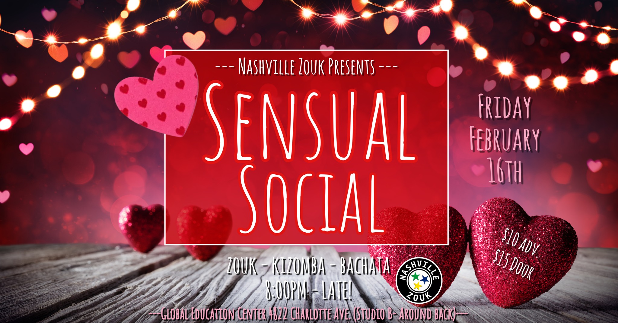 Sensual Social (Zouk and Kizomba + Bachata) ♥️