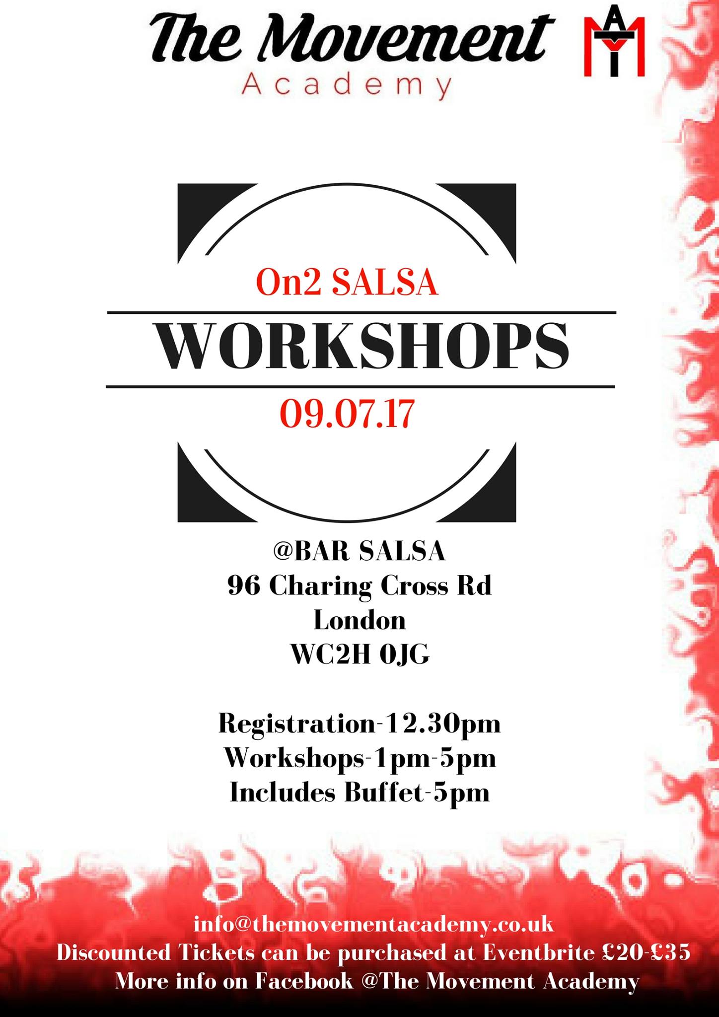 On2 Salsa Immersion Workshop - The Movement Academy