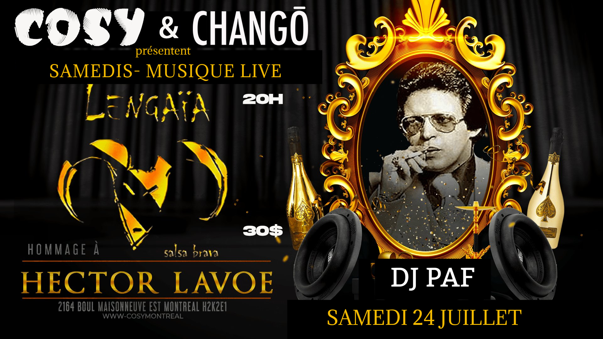 Samedi Lengaïa Salsa Brava + Chango