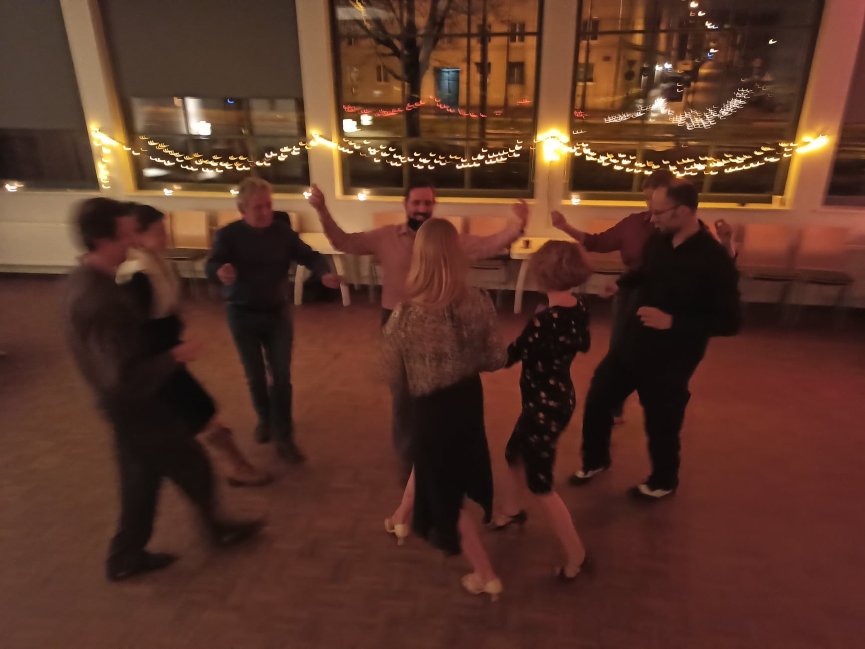 Lekcja chacarery przed milongą