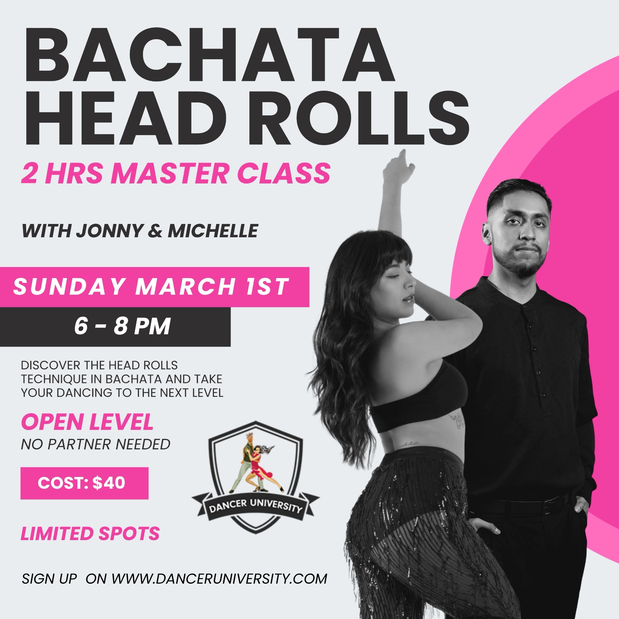π₯ BACHATA HEAD ROLLS MASTER CLASS π₯