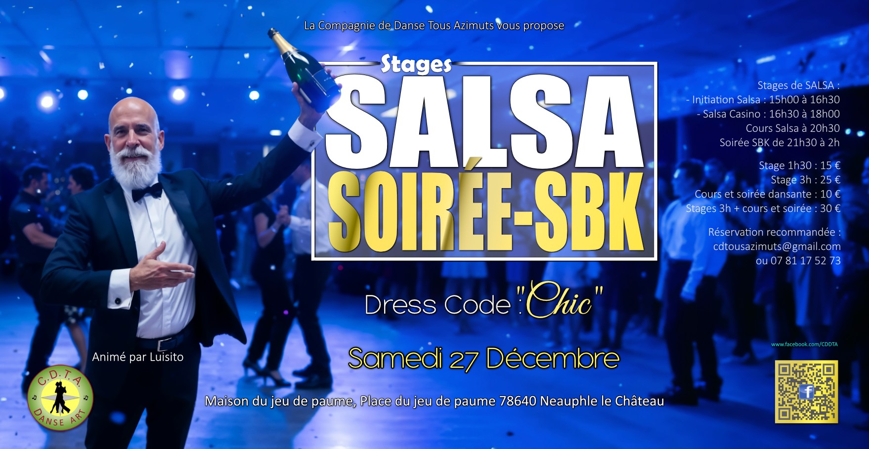 Stages Salsa, cours et soirée SBK