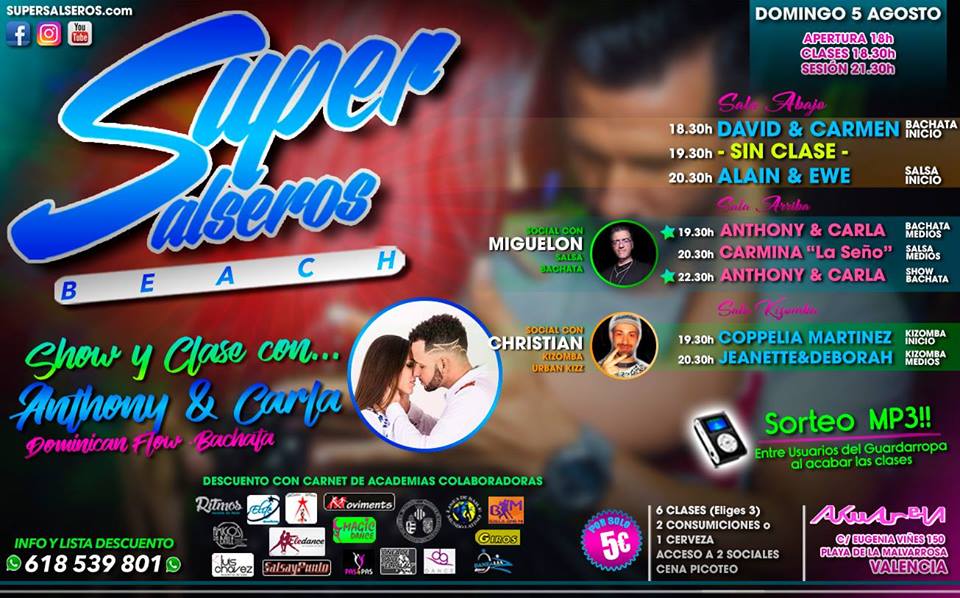 SuperSalseros Beach en Akuarela