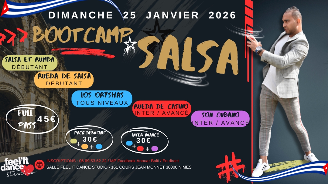 🇨🇺Bootcamp SALSA by Anouar BALTI🇨🇺