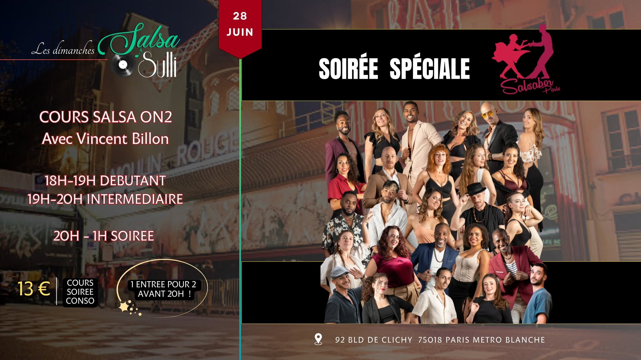 SalsaO'Sulli x Salsabor - 28 Juin