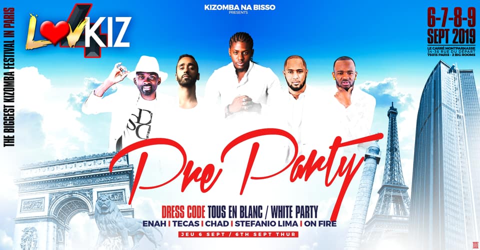 JEUDI 5 Septembre - PRE PARTY Lovkiz PARIS Festival