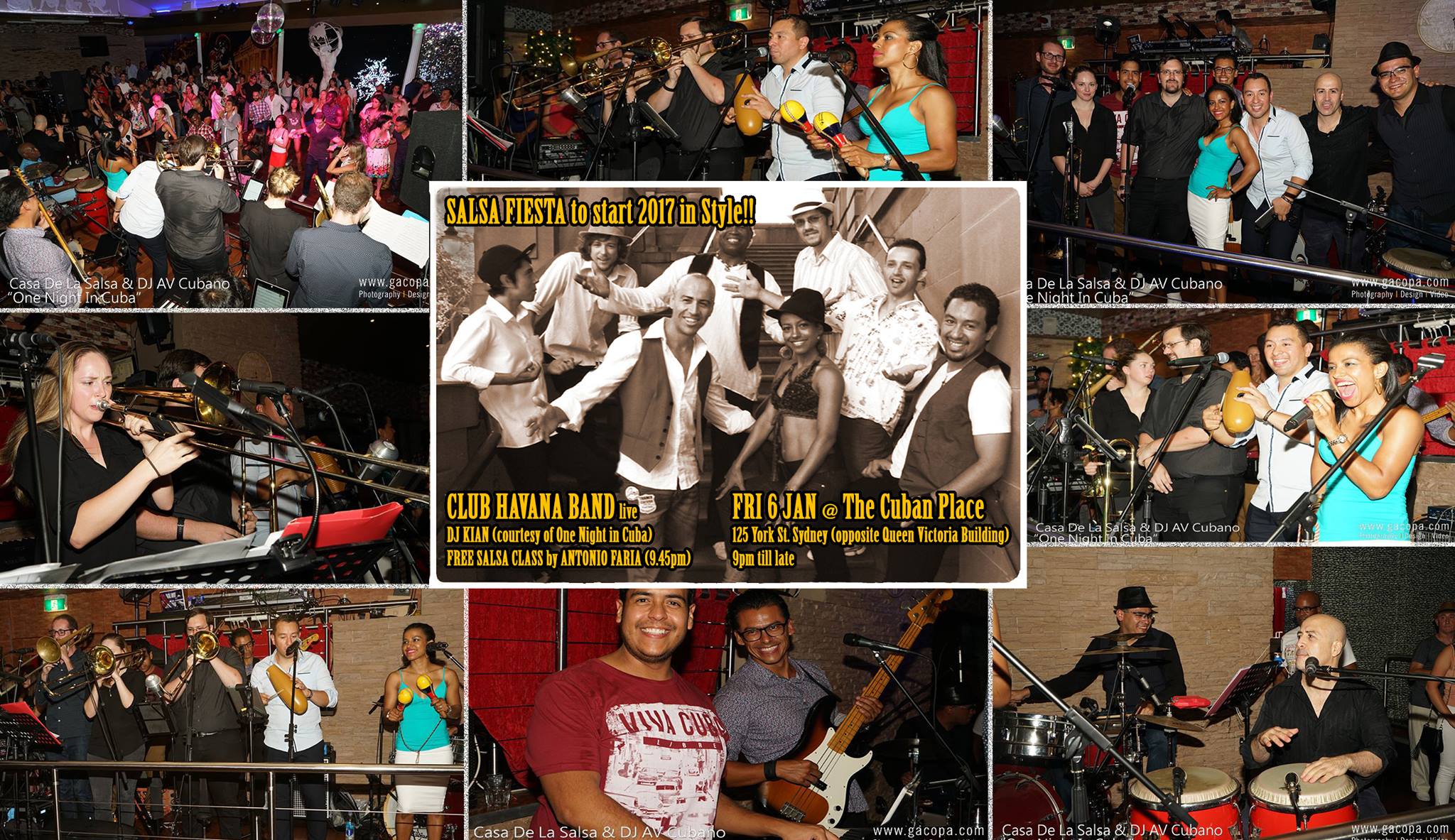 CLUB Havana BAND at The Cuban Place - Fri 6 Jan