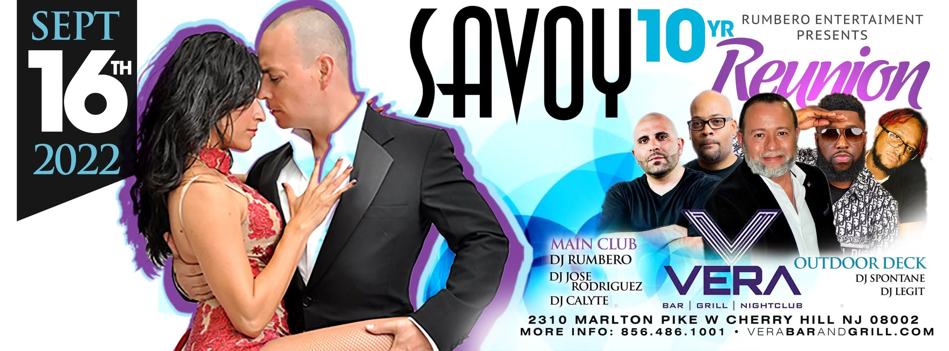 Savoy Nightclub "10 Yr Reunion Party" at Vera Cherry Hill