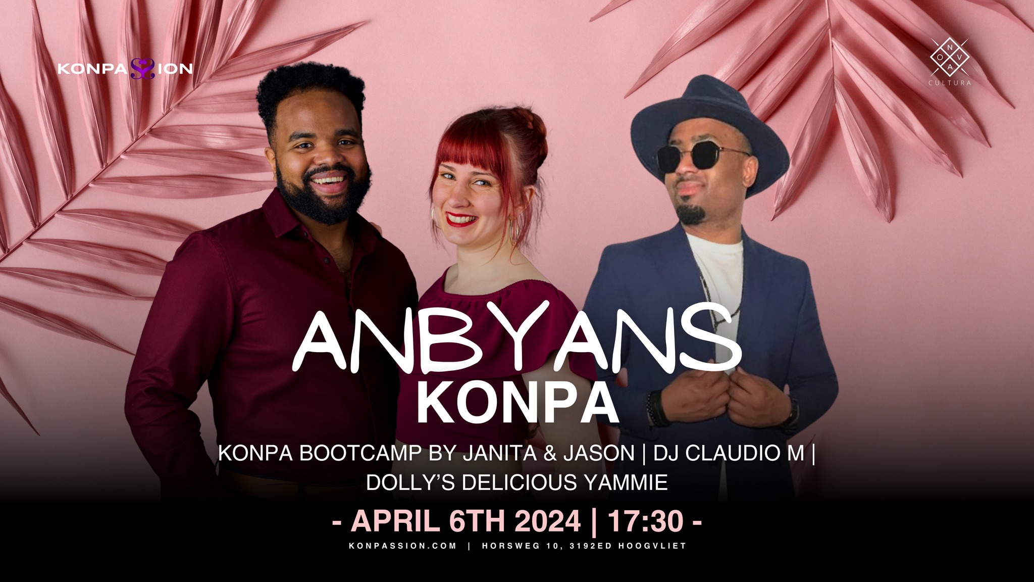 Anbyans Konpa April Edition - Konpa workshop and party