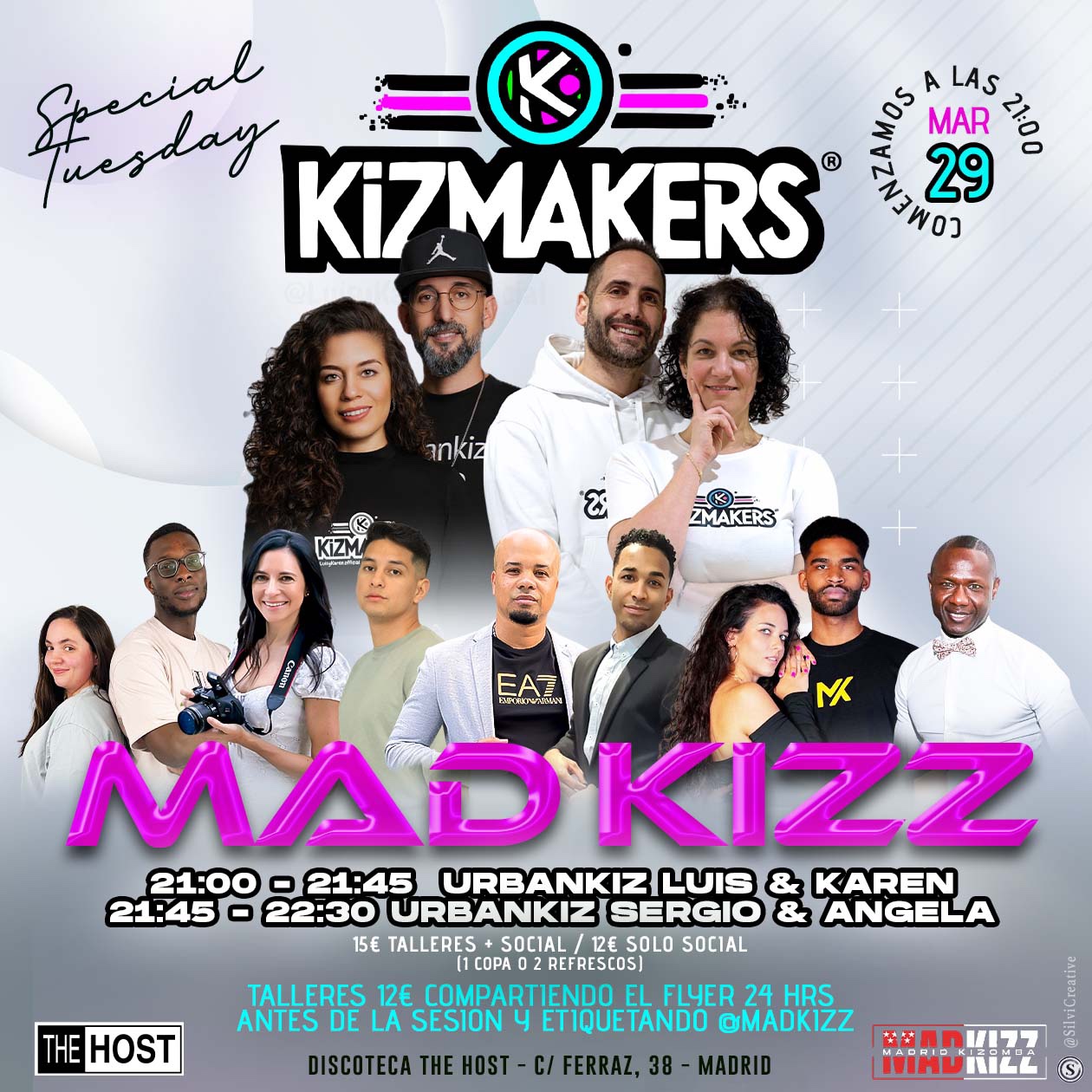 ★ MAD KIZZ ★ Martes 29 Julio 2025 ★ The Host ★