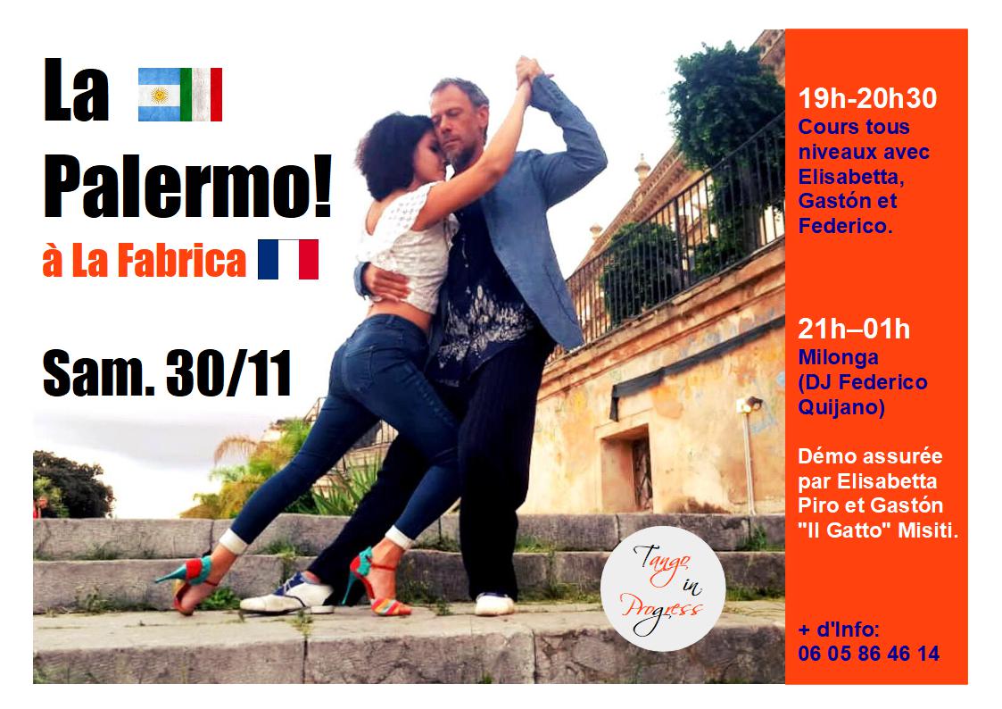 30 11 - "La Palermo" à La Fabrica! + Expo Vêtements