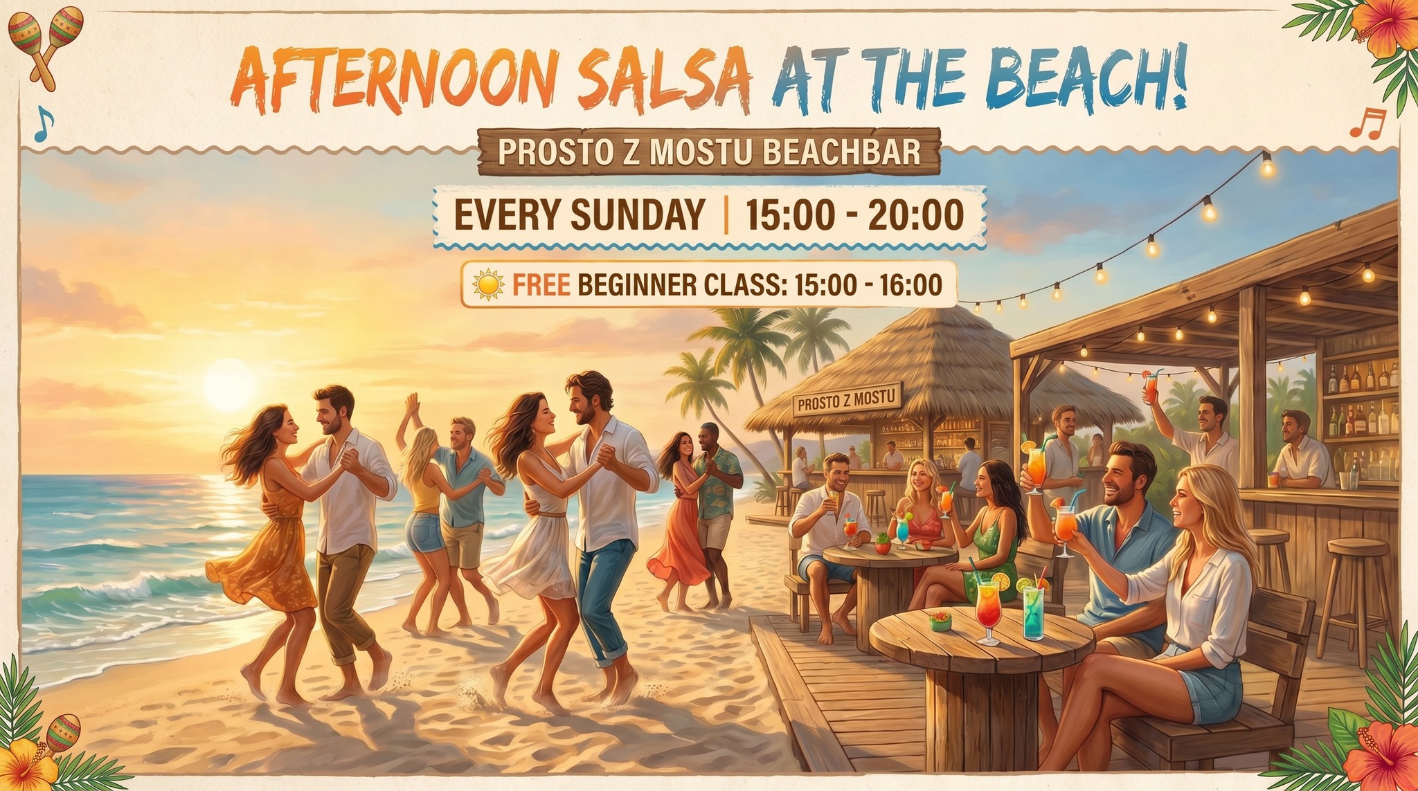 Afternoon Salsa Chillout @Prosto z Mostu Beachbar