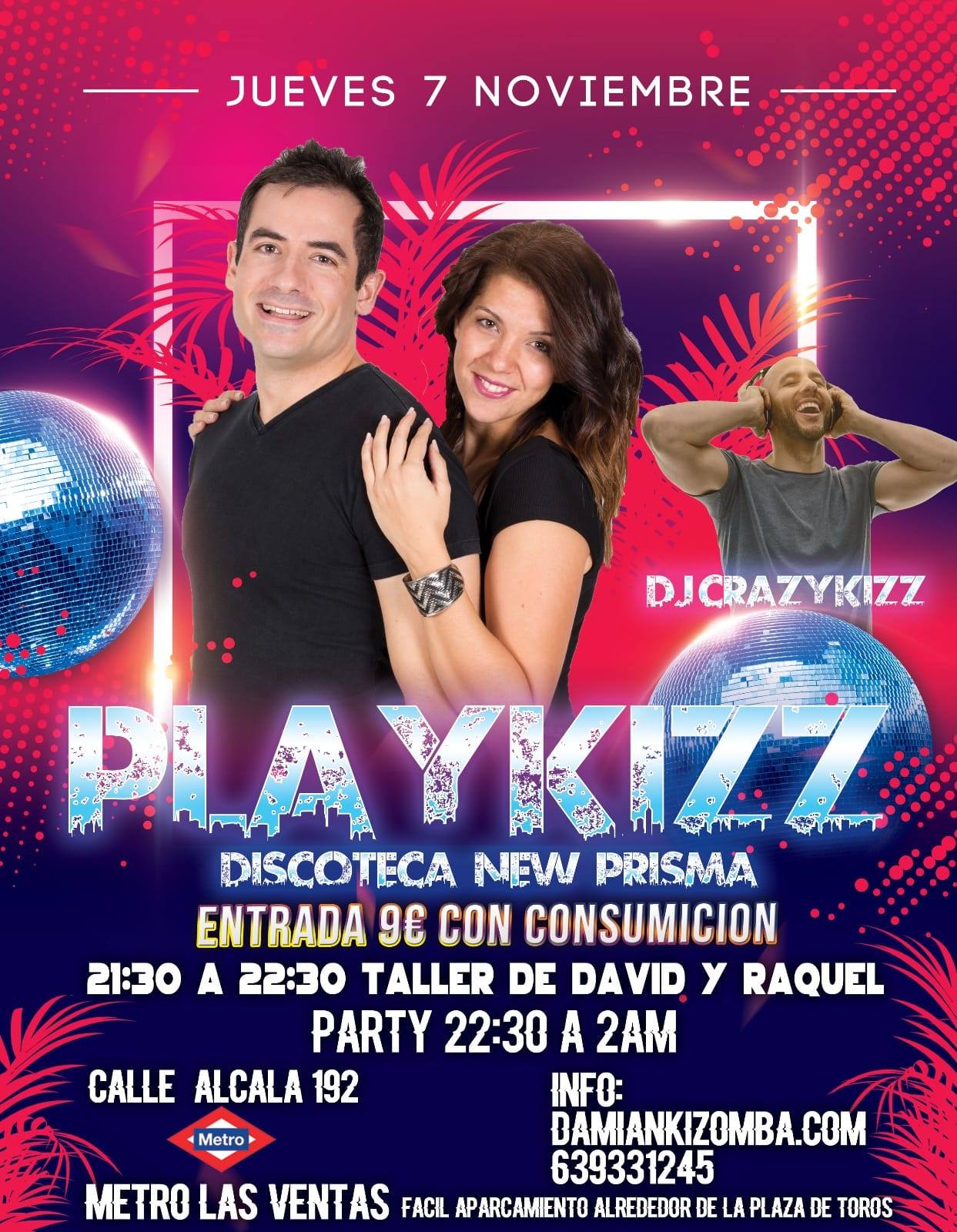 PLAYKIZZ 7 de Noviembre - Kizomba