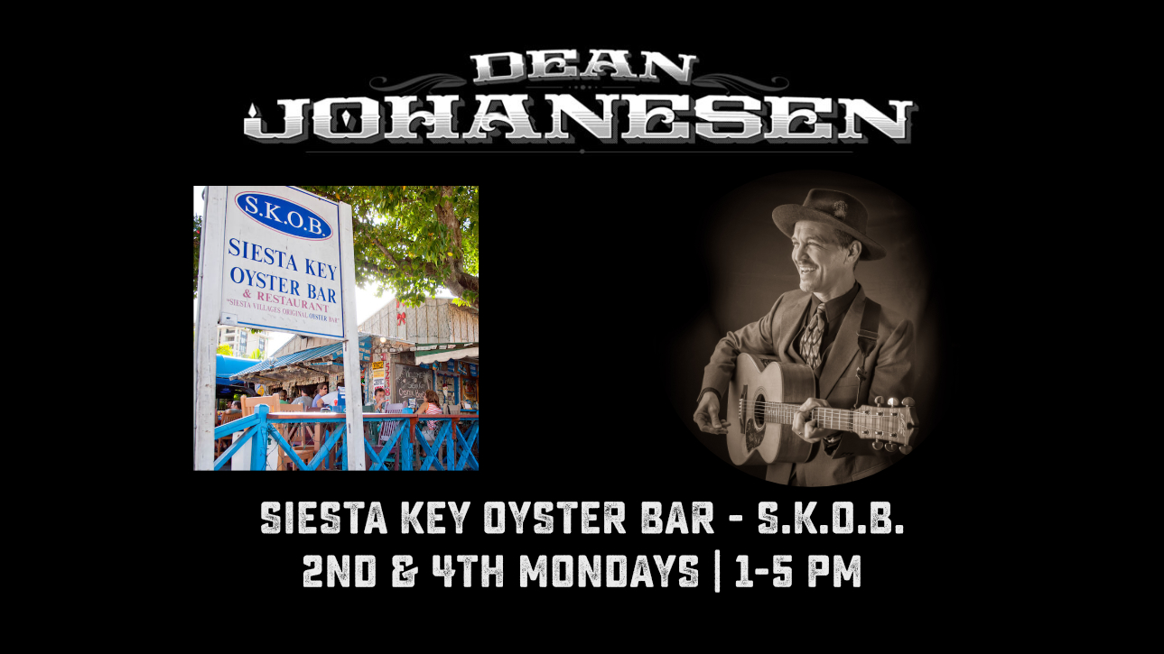 Dean Johanesen @ SKOB - Siesta Key 1-5 PM