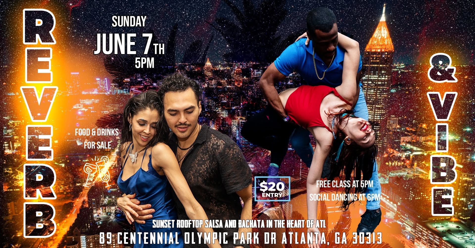 Reverb & Vibe: Rooftop Salsa at Sunset